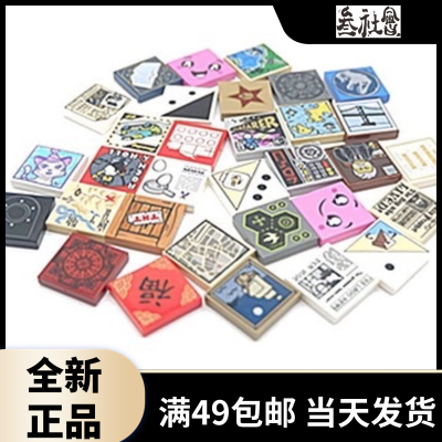 LEGO乐高 3068 2x2光面板 印刷件 集合 颜色以实物为准 多种