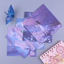 紫色星空双面印花彩纸正方形彩页千纸鹤儿童手工制作材料diy卡纸