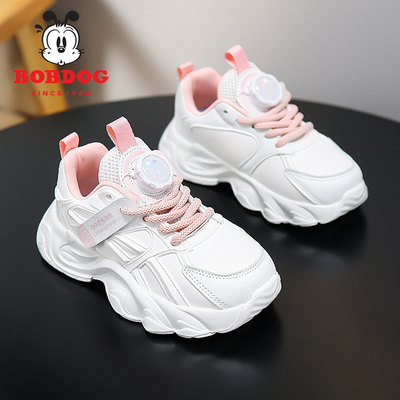 巴布豆童鞋女童运动鞋轻便二棉鞋
