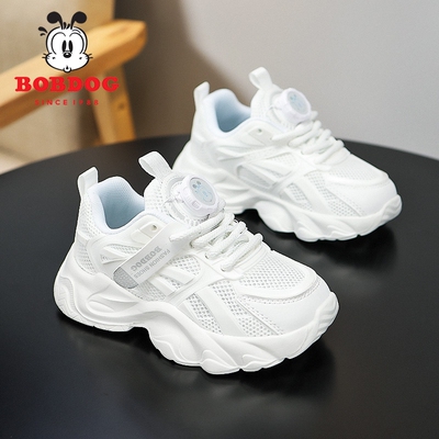 巴布豆童鞋女童小白鞋男童运动鞋