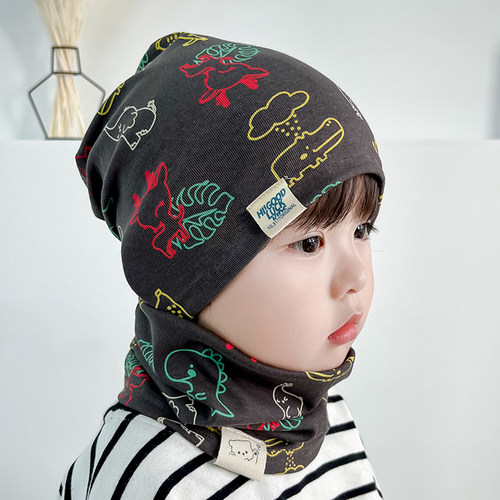 儿童纯棉宝宝帽子中大童堆堆帽