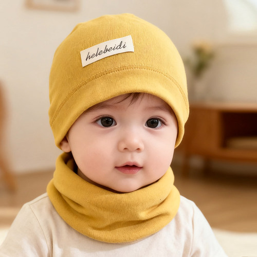 宝宝帽子春秋薄款婴儿套头帽