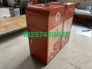 户外垃圾桶定制室外不锈钢果皮箱大号公园景区环卫商用分类垃圾u.