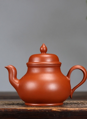 迦蓝仿古紫砂壶半手工制作原矿大红袍家用冲茶壶功夫茶壶小号泥壶