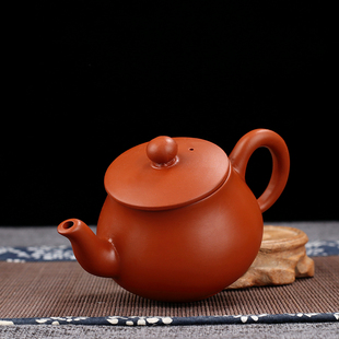 正品紫砂壶半手工茶壶笑肚壶球孔过滤泡茶壶小号功夫茶具冲罐华颖