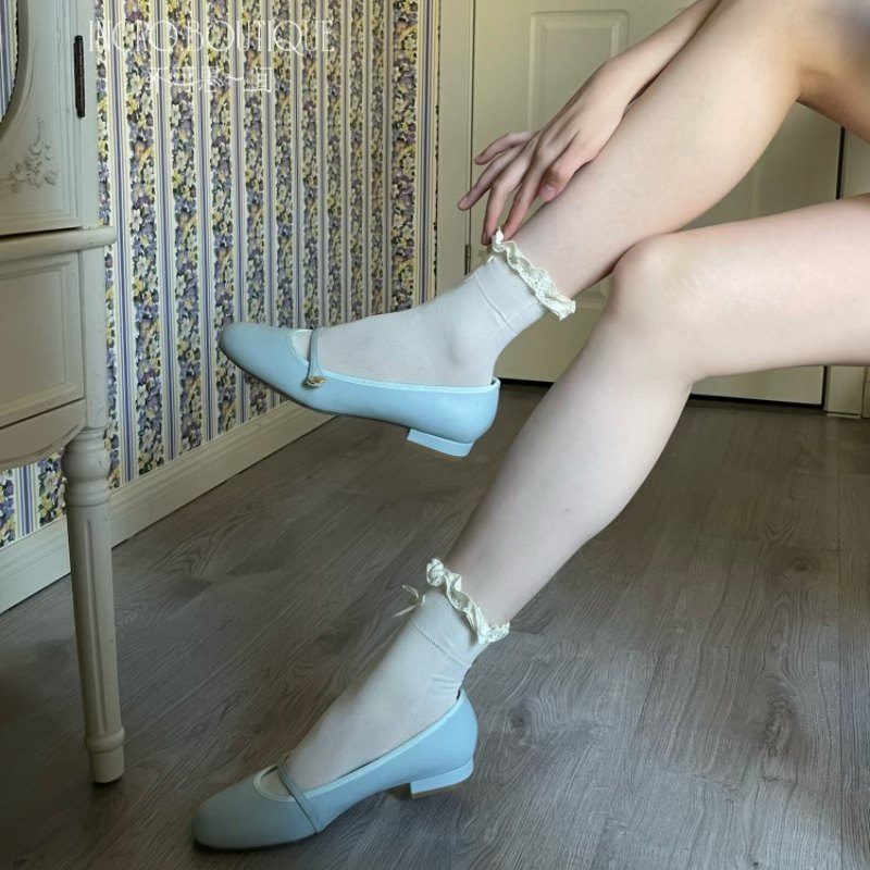 不可思一间春夏弹力镂空蕾丝蝴蝶结白色甜美lolita花边中筒袜短袜,女士内衣/男士内衣/家居服,短袜,淘宝优惠券,粉丝福利购,淘宝优惠卷