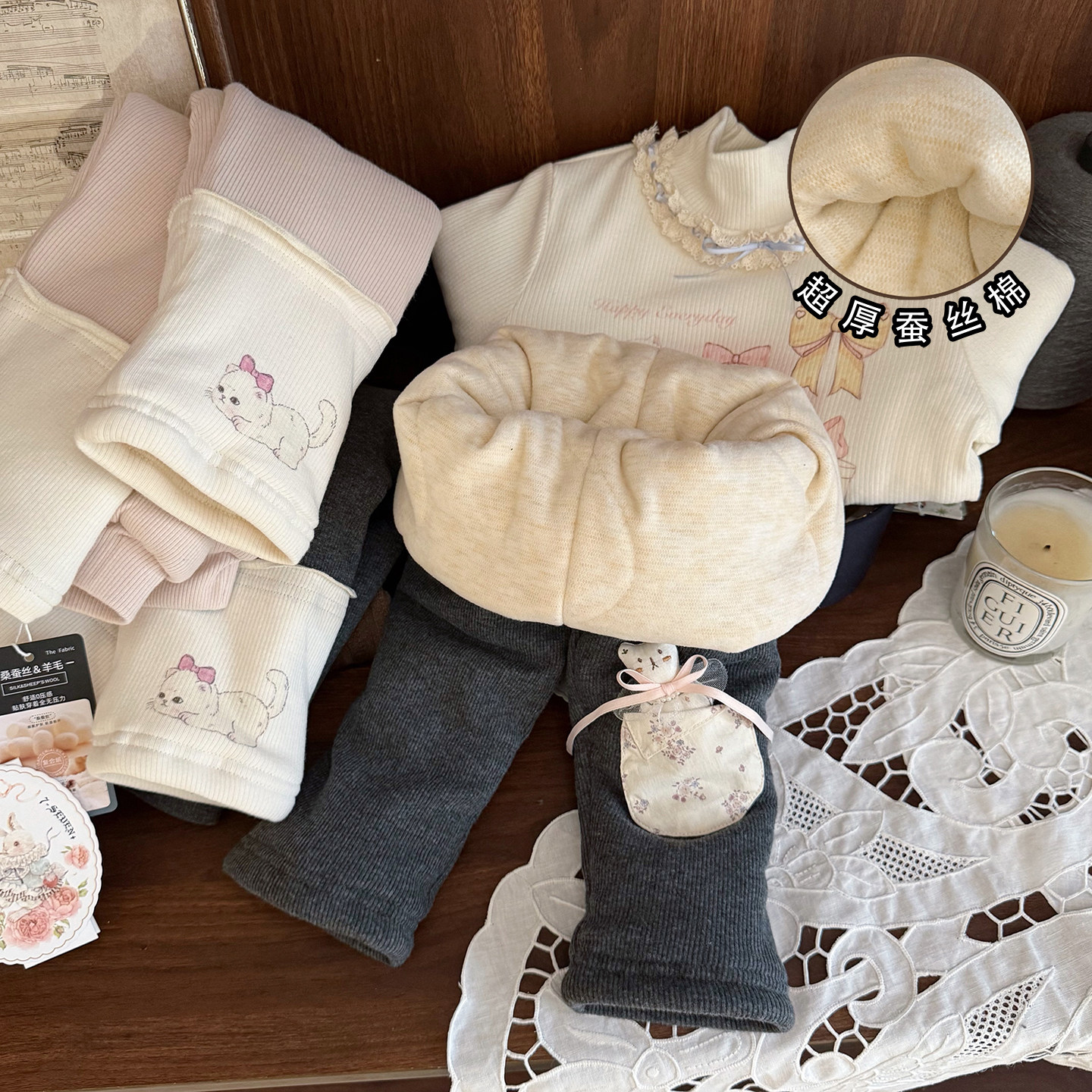 女宝宝超厚蚕丝棉裤子外穿女婴儿冬款女童羊毛德绒打底裤一条过冬,童装/婴儿装/亲子装,裤子,淘宝优惠券,粉丝福利购,淘宝优惠卷