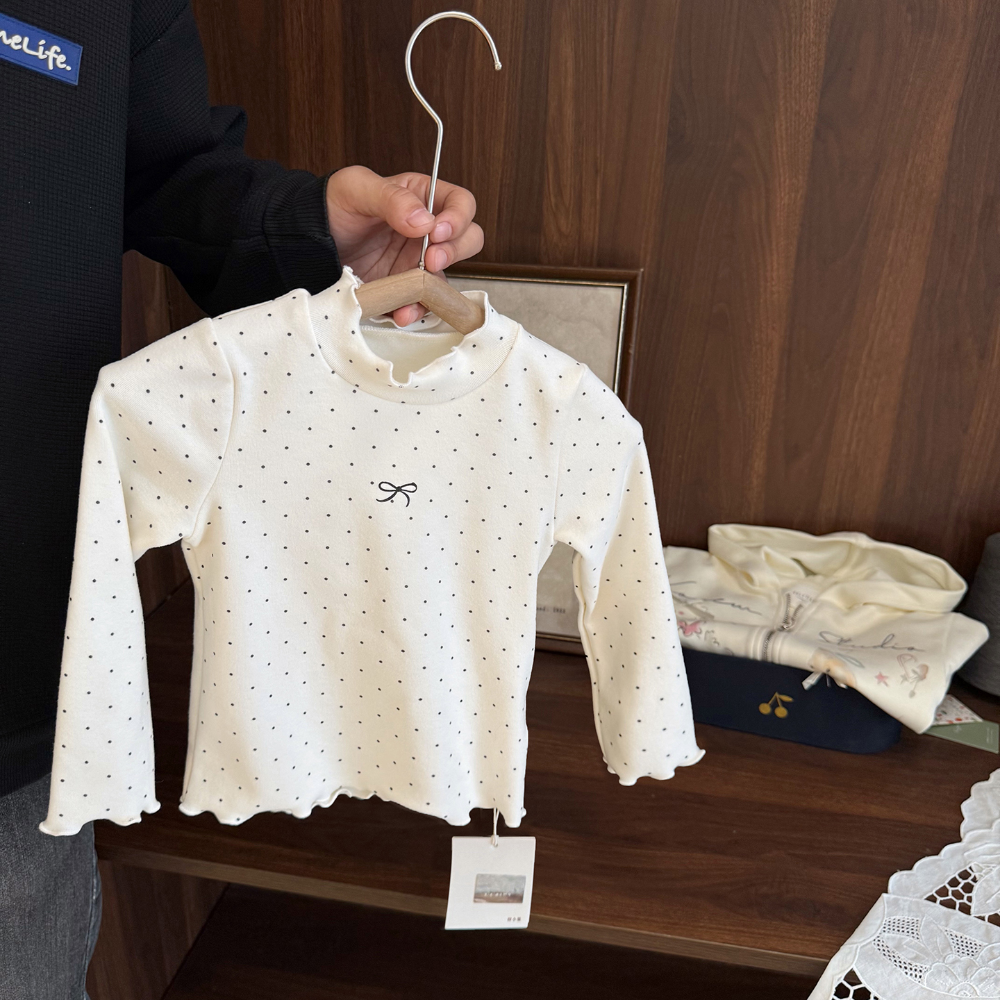 超软发热磨毛棉绒打底衫