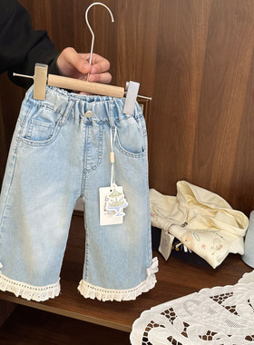 女宝宝牛仔裤夏季薄款