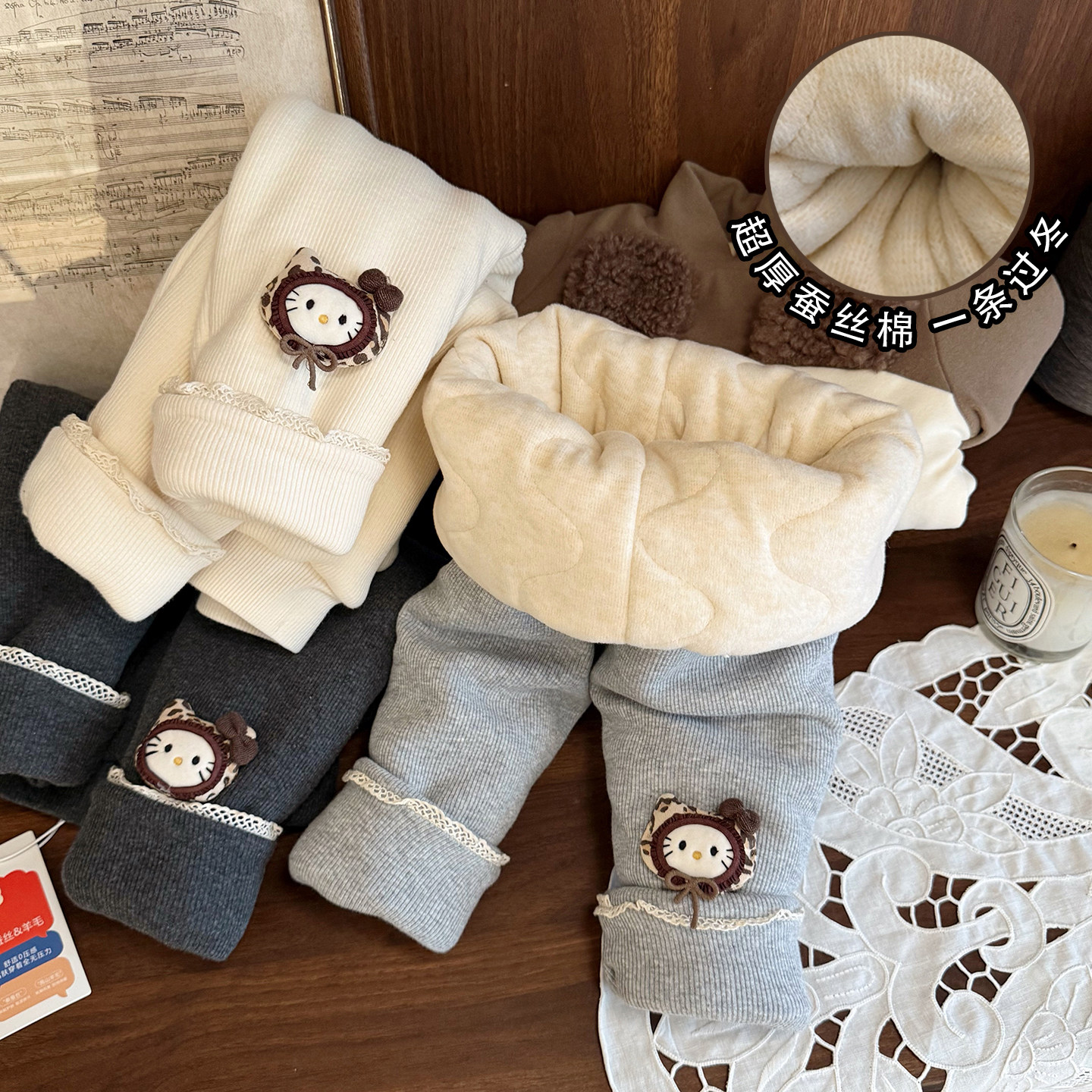 女宝宝一条过冬蚕丝棉裤子女婴儿冬季外穿棉裤女童超厚德绒打底裤,童装/婴儿装/亲子装,裤子,淘宝优惠券,粉丝福利购,淘宝优惠卷