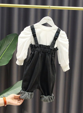 1-5岁哈伦束腰背带裤秋季新款