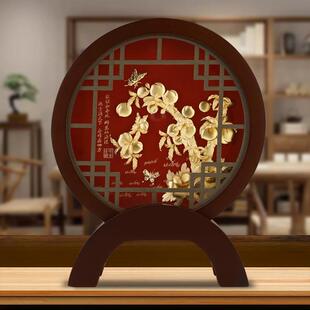 桃李满门毕业送恩纪念礼物足金金箔创意装饰工艺品摆件教师节礼物