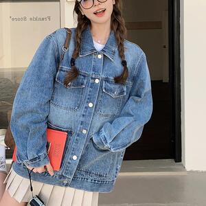 EndlessCereal牛仔外套女装欧洲站2025早春新款欧货女装宽松上衣