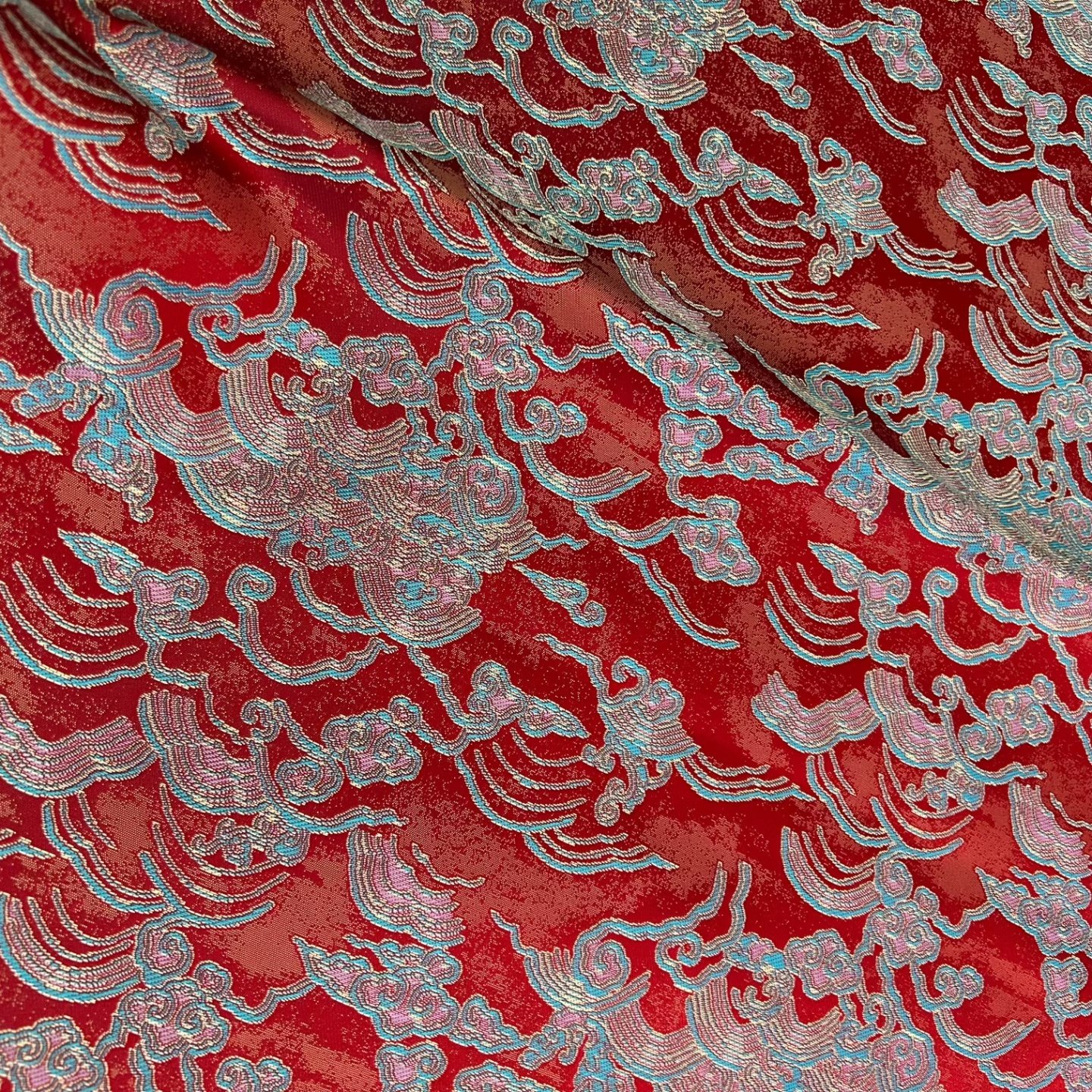 云纹织锦缎布料中国风花布旗袍古装唐装服装面料diy高端绸缎布料,纺织面料/辅料/配套,丝绸布料,淘宝优惠券,粉丝福利购,淘宝优惠卷