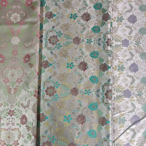 原创设计新中式国风宋锦面料旗袍布料宋锦面料马甲布料手工diy