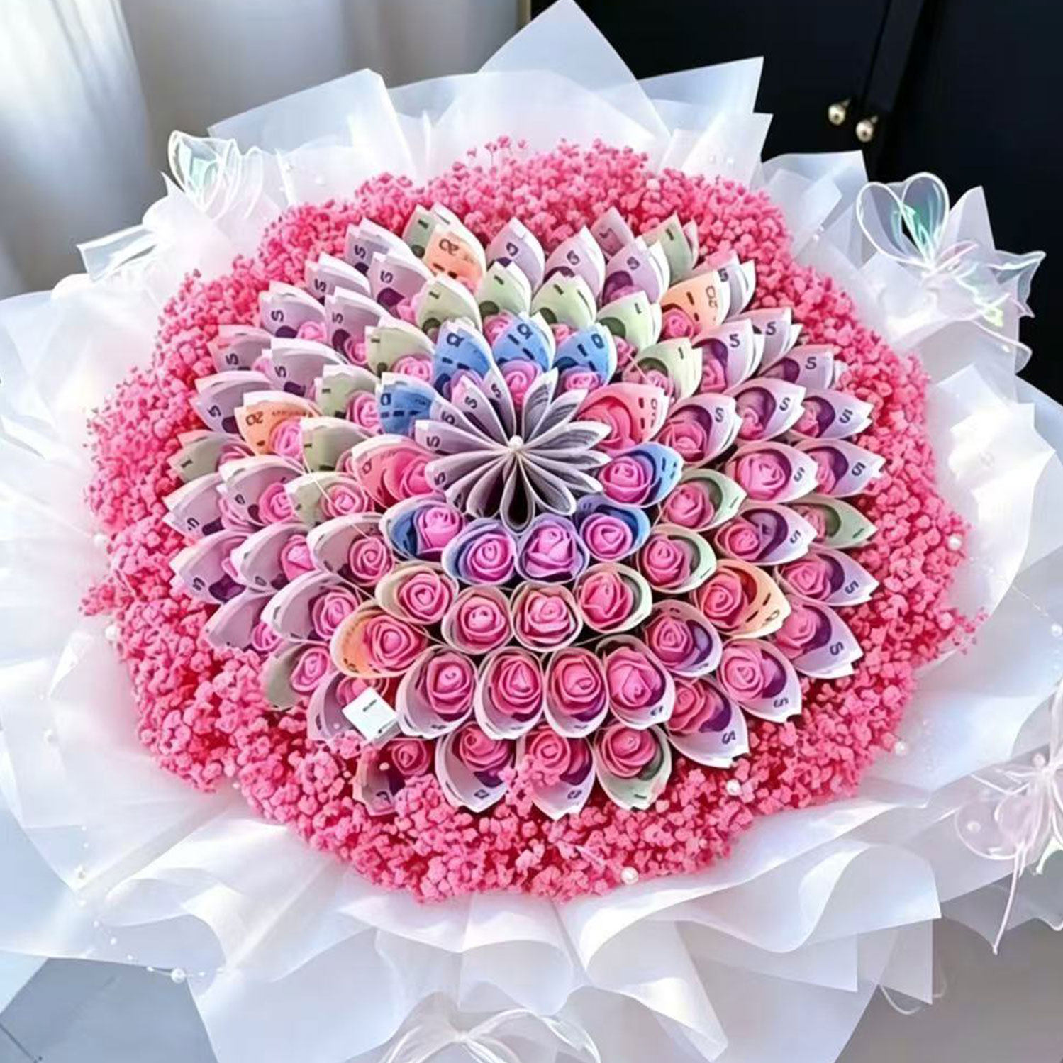 有钱花diy材料花束成人礼订婚结婚送妈妈闺蜜生日礼物送女友老婆