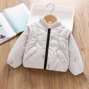 2025年冬季新款童装 儿童女童白鸭绒轻薄款款羽绒服外套 袖子可拆