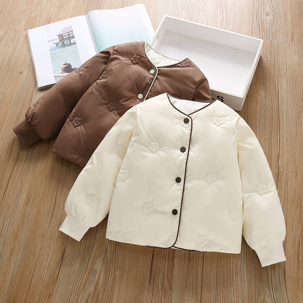 2025秋冬新款童装 女童轻薄款羽绒羽绒服外套儿童搭校服长袖内胆
