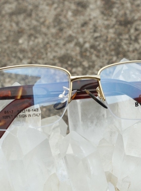 正品高档天然水晶眼镜 石头镜 太阳镜  明目护眼  纯钛架 附证书