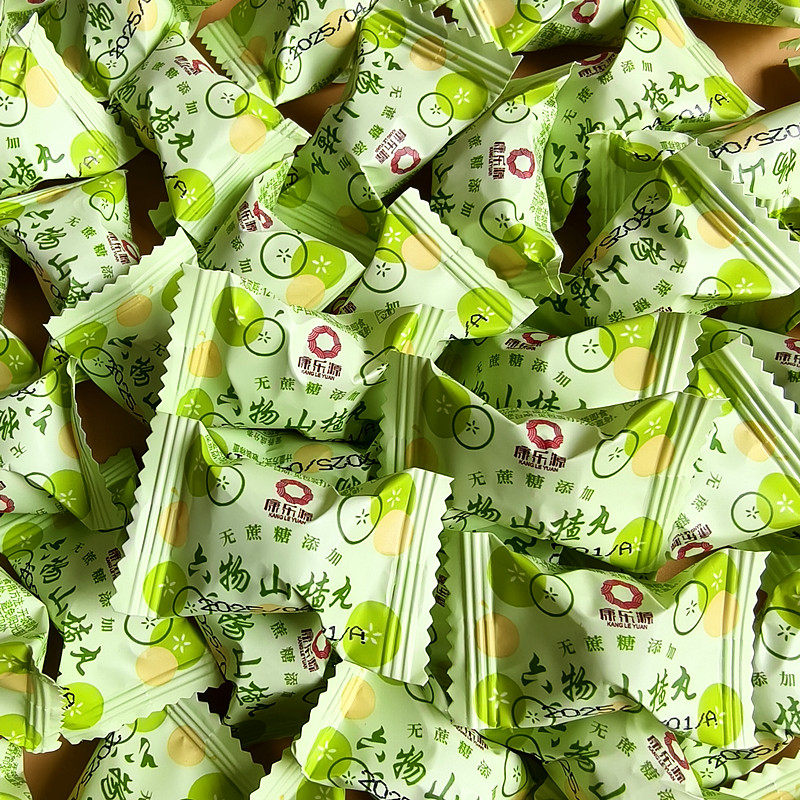 无蔗糖六物山楂丸陈皮茯苓山药无添加剂康乐源山楂丸零食休闲食品