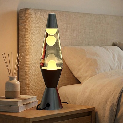 lavalamp熔岩灯蜡灯客厅卧室装饰台灯创意水母浮游小夜灯氛围摆件