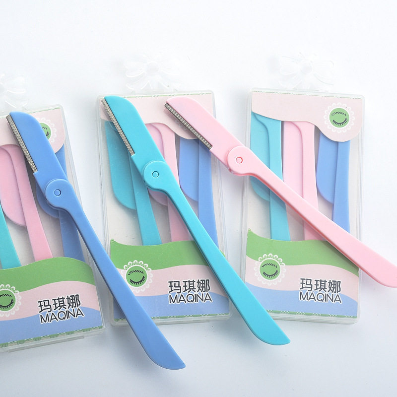 玛琪娜新款修眉刀套装折叠刮眉刀女士修眉美妆工具神器眉刀刮眉毛,美容美体仪器,电动修眉刀,淘宝优惠券,粉丝福利购,淘宝优惠卷