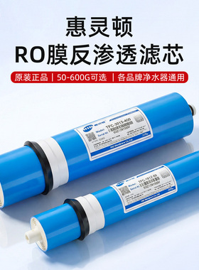 惠灵顿ro膜反渗透滤芯家用净水机75g400g600g3013净水器通用滤芯