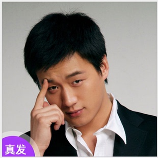 假发男短发毛寸平头光头男士假发中老年爸爸假发隐形无痕真发头套