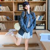 做货中！韩系时尚水洗牛仔外套2D082-K032-P125188，女装短外套，2D082