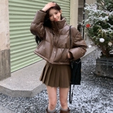 现货！2024皮衣羽绒服外套275-H266-P275398，女装羽绒服，2D082