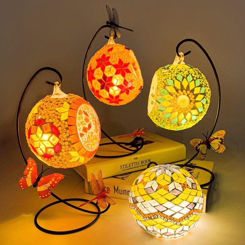 手工diy马赛克烛台悬挂材料包蜡烛亲子互动创意饰品摆件团建暖场,玩具/童车/益智/积木/模型,插珠/蘑菇插钉,淘宝优惠券,粉丝福利购,淘宝优惠卷