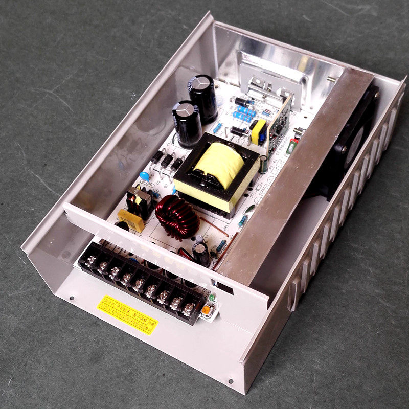 5V60A300W铁壳防雨防水LED开关电源变压器 外露灯 灯带专用