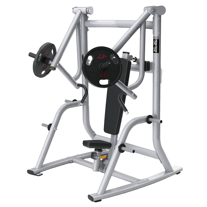 美国乔山matrix挂片式坐姿推举器mg-pl12商用分动式推胸训练器械