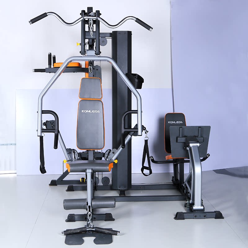 康乐佳k3003c综合训练器三人站大型器械力量训练多功能组合健身器