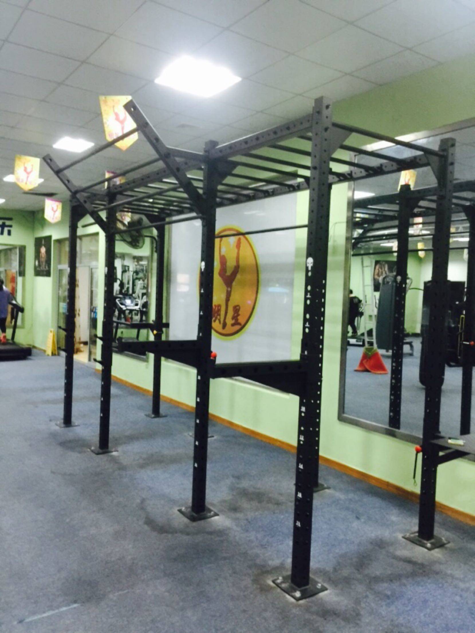 体能训练综合架 CROSSFIT RIG 8根立柱攀爬款