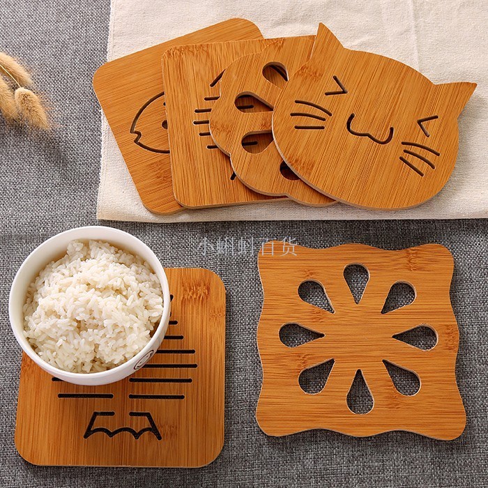 木质桌垫隔热垫锅菜垫餐桌布木头饭桌盘子垫家用垫子沙锅碗盘饭菜|ruв категории посуда, кубок/кубок/чайник, подставки - от Buy2taobao.com для оказания профессиональной услуги покупки агента Taobao