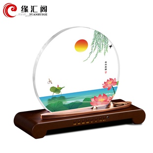 古典轻音乐机音响香炉摆件茶室客厅玄关佛堂采耳养生馆蓝牙香熏