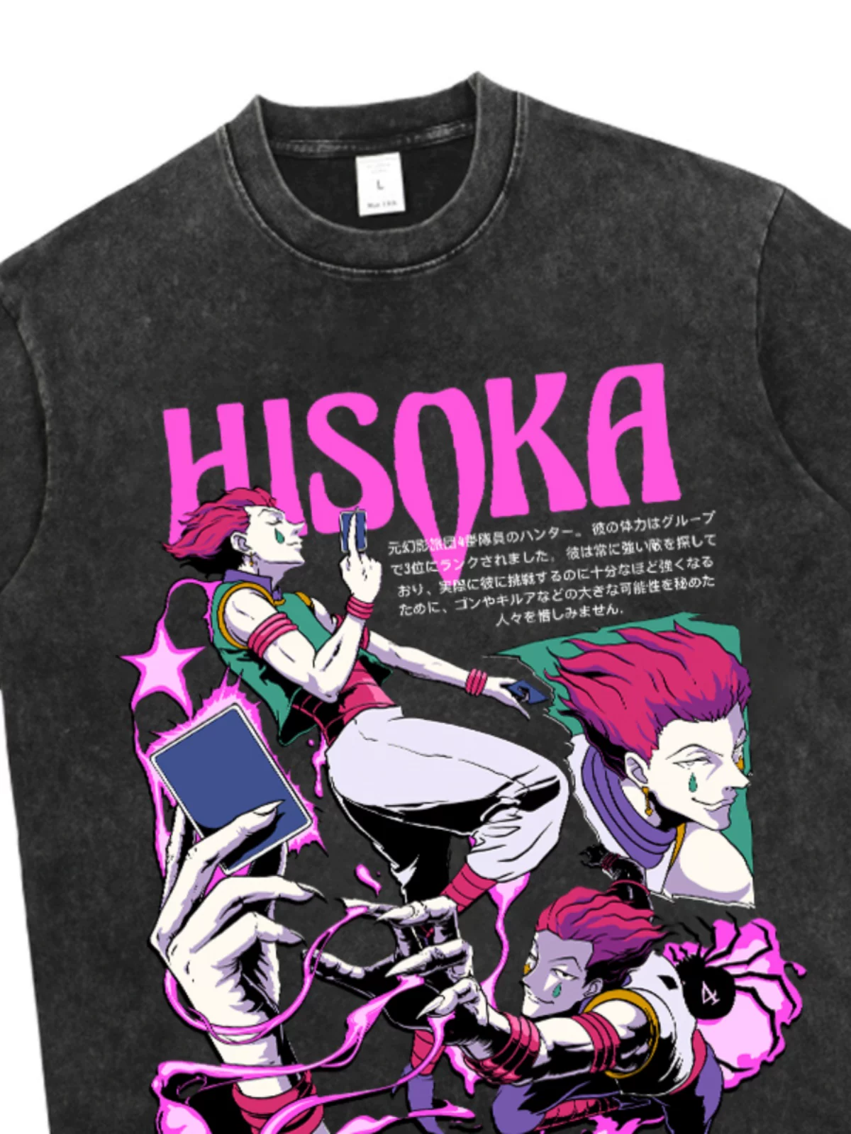 Summer Japanese cotton T-shirt with a round collar for leisure, with short sleeve
