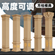 加厚带槽罗马柱子模具方柱模型别墅大门四方水泥建筑模板塑料全套
