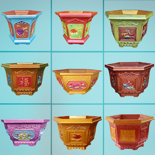 水泥花盆模具盆塑料模型小号自制