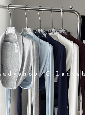 超显直角肩的短开衫 遮副乳显瘦小坎肩罩衫