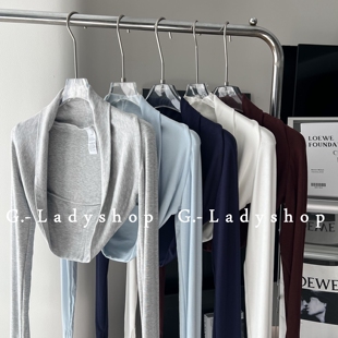 遮副乳显瘦小坎肩罩衫 超显直角肩 短开衫