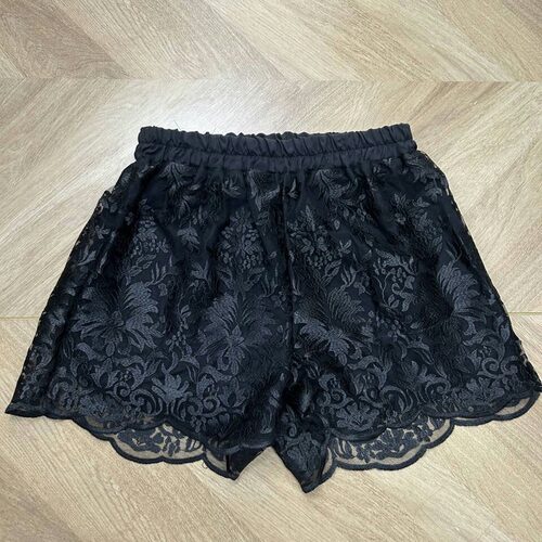 胜淘蕾丝短裤高腰刺绣花边裤子夏
