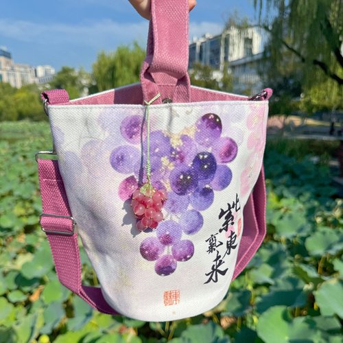 杭州灵隐钱袋子紫气东来水桶包