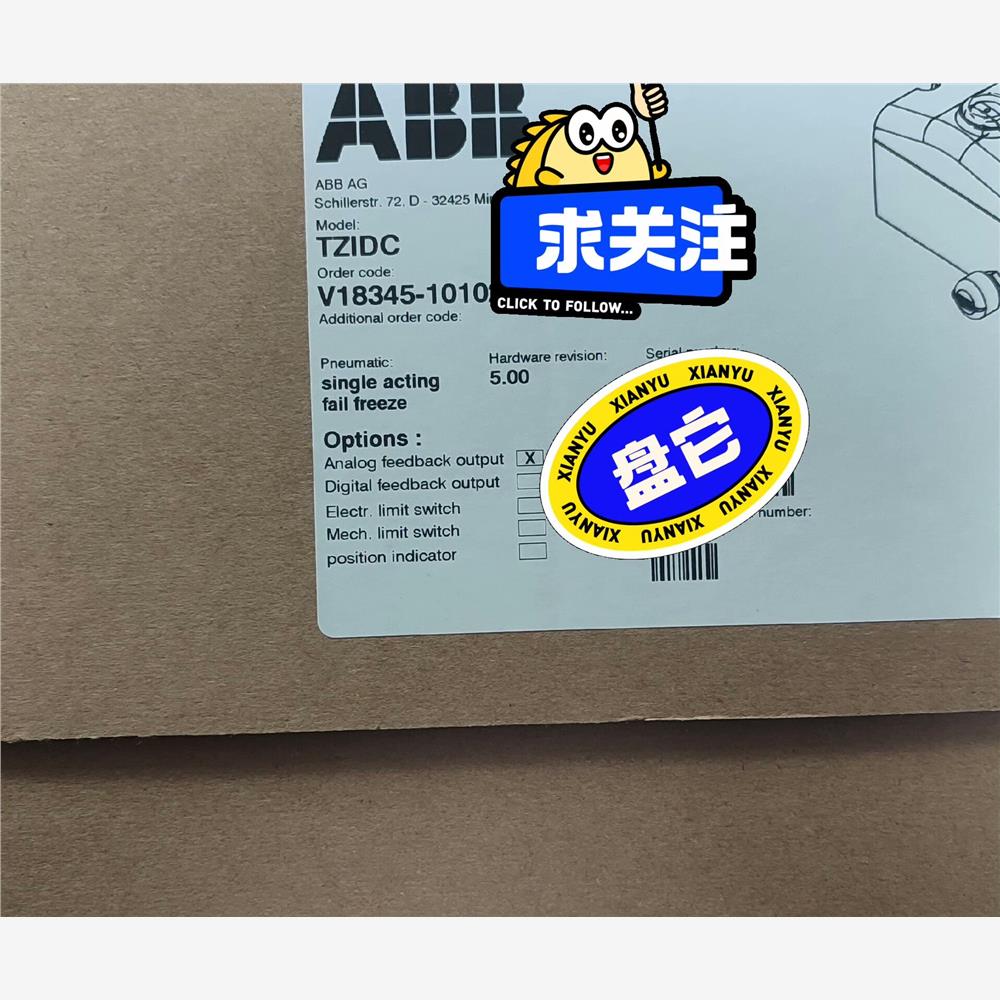 【维修】ABB定位器V18345