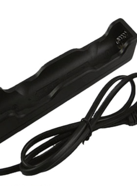 强光手电筒3.7V充满停充18650两节并联加长电池充电器座充