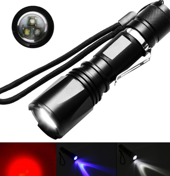 led强光手电筒云优宝四光源