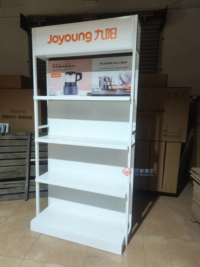 多层小家电货架展示架苏泊尔热水壶九阳电磁炉展台茶具电饭煲展柜