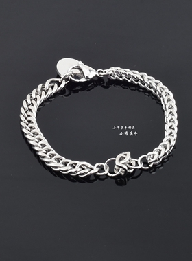 男女金属拼接链条手链不掉色饰品