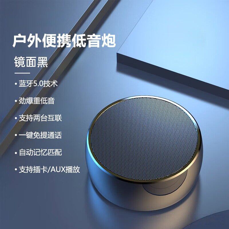 政府补贴德国进口十大名牌柏林之声金属质感无线蓝牙音箱家用迷你